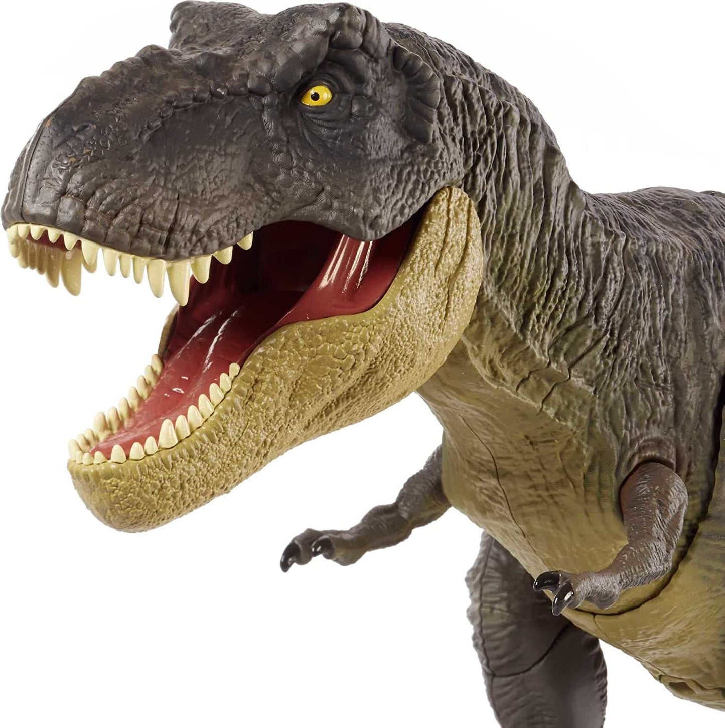 Jurassic World Tyrannosaurus Rex Figure Camp Cretaceous Dinosaur Escape Toy with Movements, Movable Joints, Authentic Deco