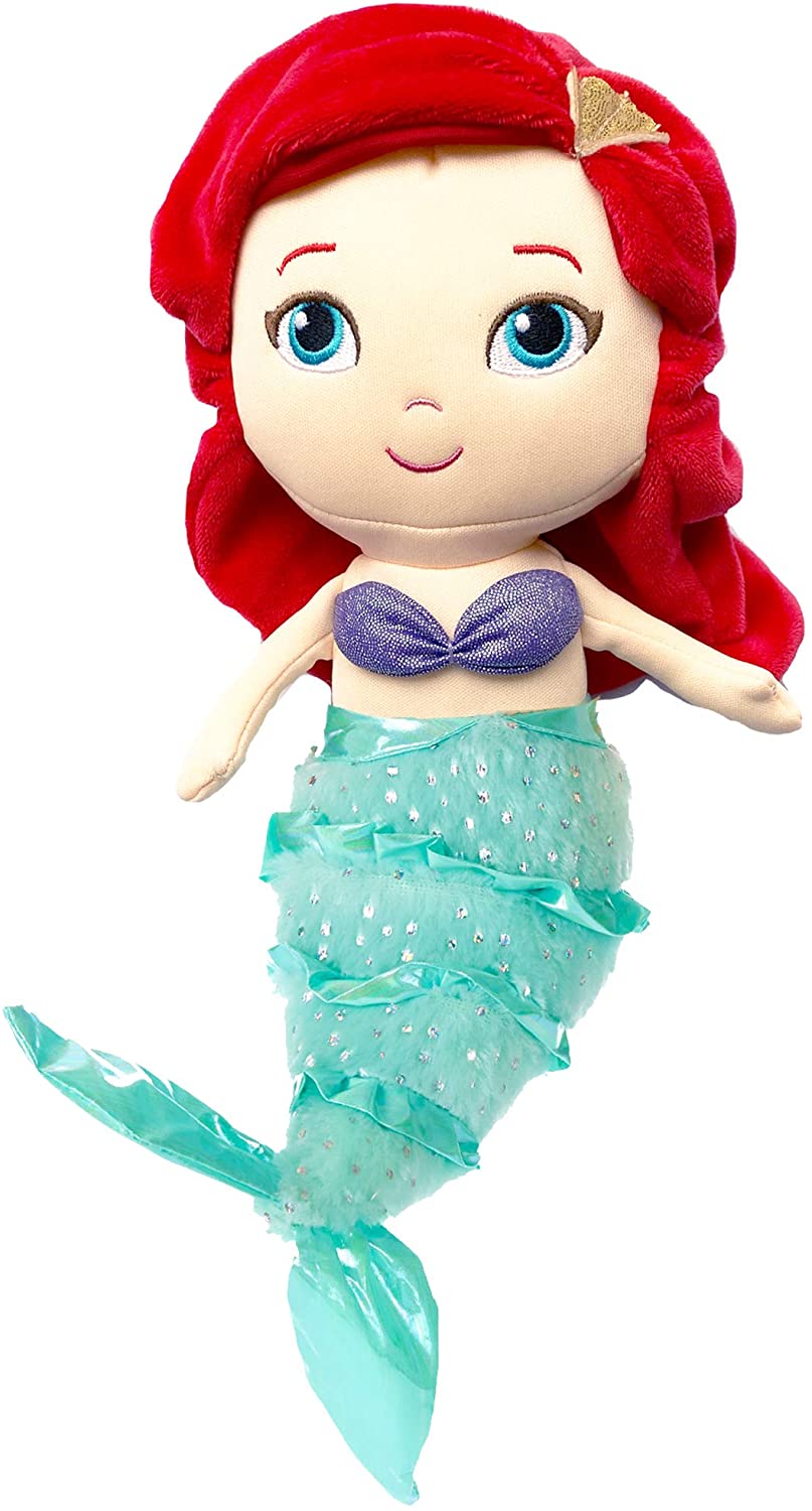 KIDS PREFERRED Disney Princess Ariel 12” Plush Doll with Sounds