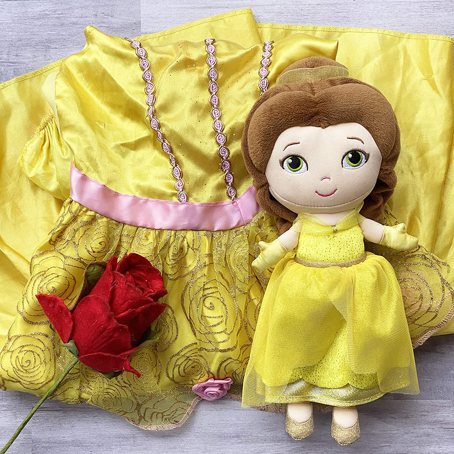 Disney Princess Stylized Mini 6” Bean Plush Lot of 7 Belle Sleeping Beauty  +More