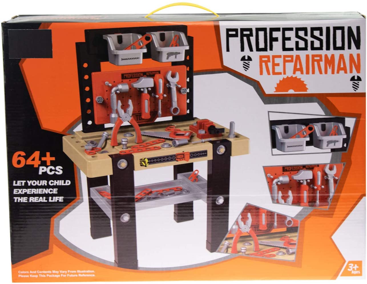 Black and Decker Toy Tool Bench with Tools.