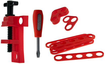 Karacter Box Professional Repairman 64+ Pieces Toy Tools Workbench Pretend Play Workshop Playset
