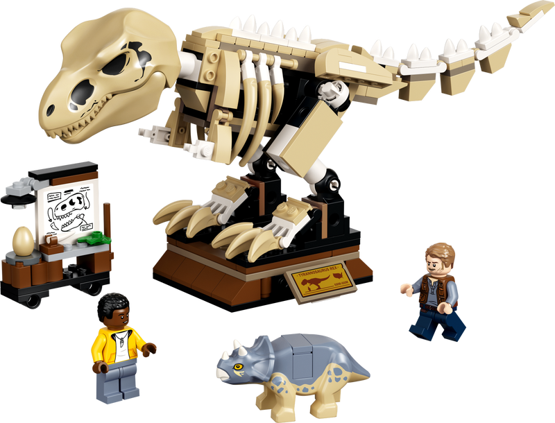 LEGO 76940 Jurassic World T. rex Dinosaur Fossil Exhibition Bricks Playset