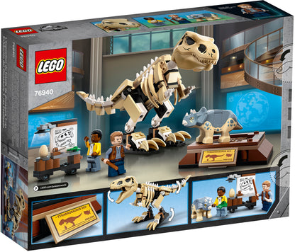 LEGO 76940 Jurassic World T. rex Dinosaur Fossil Exhibition Bricks Playset