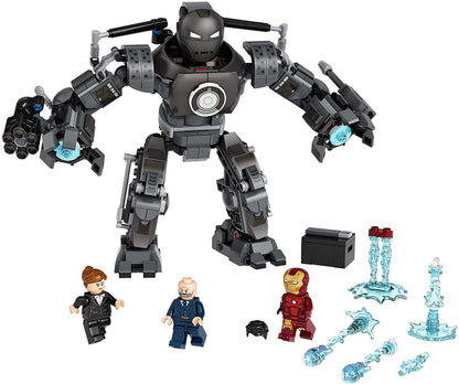 LEGO Marvel Iron Man: Iron Monger Mayhem 76190 Building Kit with Iron Man, Obadiah Stane and Pepper Potts; New 2021 (479 Pieces)