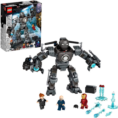 LEGO Marvel Iron Man: Iron Monger Mayhem 76190 Building Kit with Iron Man, Obadiah Stane and Pepper Potts; New 2021 (479 Pieces)