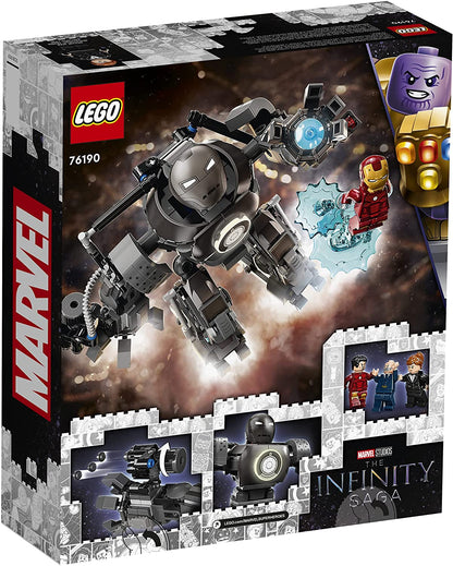 LEGO Marvel Iron Man: Iron Monger Mayhem 76190 Building Kit with Iron Man, Obadiah Stane and Pepper Potts; New 2021 (479 Pieces)