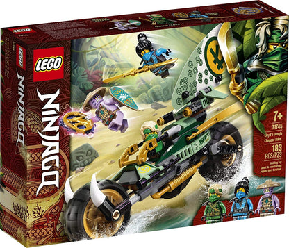 LEGO NINJAGO Lloyd’s Jungle Chopper Bike 71745 Building Kit; Ninja Bike Toy Featuring NINJAGO Lloyd and NYA Minifigures(183 Pieces)