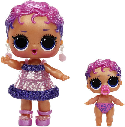 LOL Surprise Deluxe Present Surprise Series 2 Slumber Party Theme with Exclusive Doll & Lil Sister