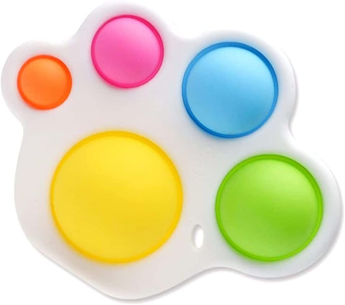 Hirigin 30PCS Fidget Toys Set Sensory Simple Dimple Pop Bubble Infinite  Cube Stress Ball Anti-Anxiety Toys