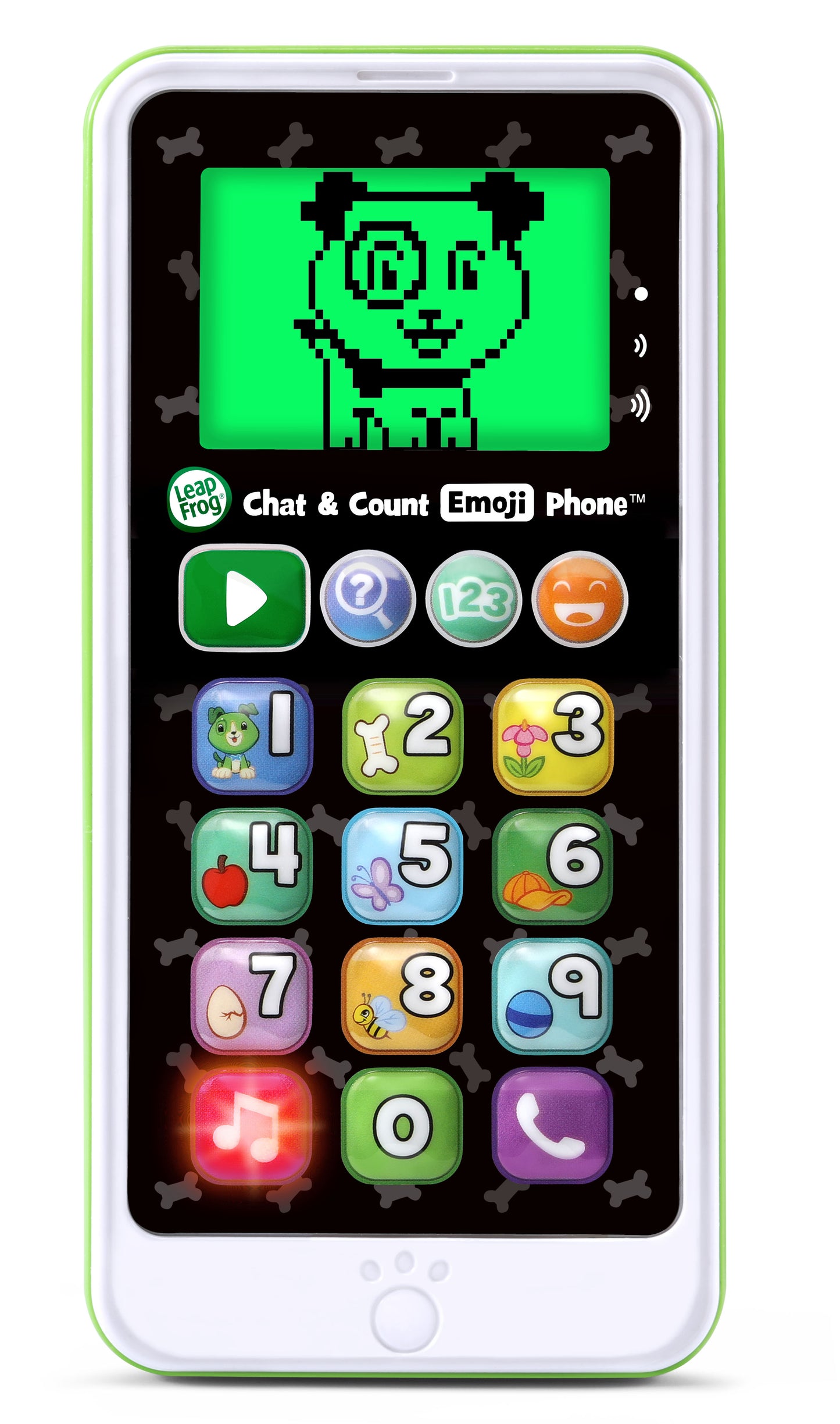 LeapFrog Chat and Count Emoji Phone, Creative Role-Playing Toy, Assortment Color (LeapFrog, Chat and Count Emoji Phone, Toy Phone)