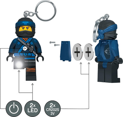 KE108J LEGO Ninjago Movie Jay key Light - 3-Inch-Tall Figure, Ages 6 and up