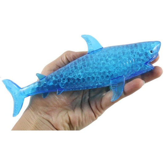 Light-Up Squeezy Bead Shark 7.5 inches - Shark Fun Play Toy