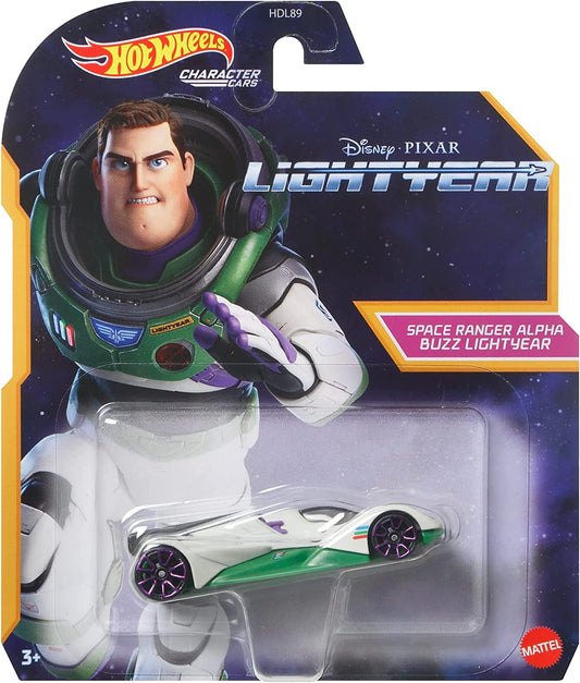 Disney / Pixar Hot Wheels Character Cars Buzz Lightyear Die Cast Car