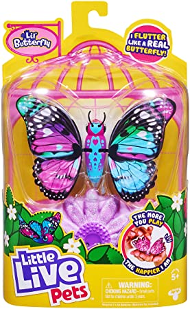 Little Live Pets Lil Butterfly Pretend Play Toy - Styles May Vary ...