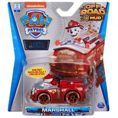 Marshall Off Mud Road True Metal Paw Patrol Diecast Vehicle 1/55 Scale