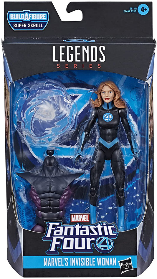 Marvel Legends Series Fantastic Four 6" Collectible Action Figure Marvel’s Invisible Woman Toy, 1 Accessory, 1 Build-A-Figure Part