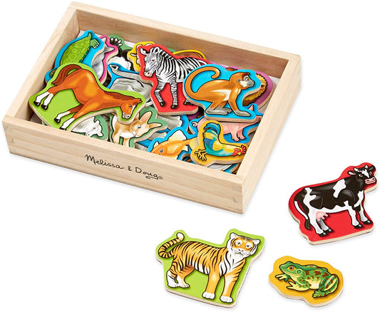 Melissa & Doug 20 Animal Magnets in a Box