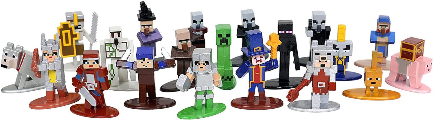 Minecraft Dungeons Nano Metalfigs 1.65" Die-cast Collectible Figures 20-Pack Wave 4