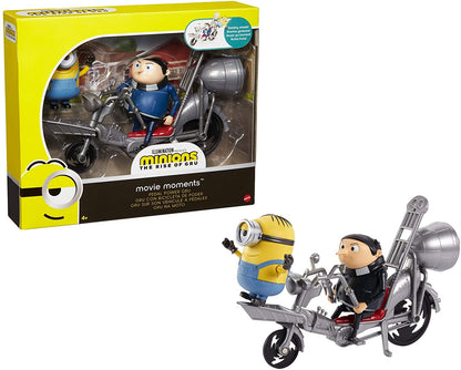 Minions: The Rise of Gru Movie Moments Characters - Movie Scene Training Accessories Older Minion Fans, Assortment Styles