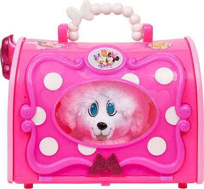 Just Play Minnie Mouse Happy Helpers Pet Carrier, Pink/White, 89521