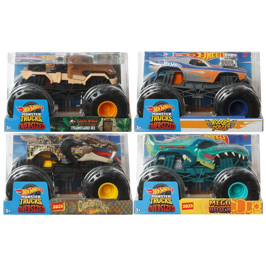 Monster Jam Official Truck Die-Cast Vehicle 1:24 Scale - Assortment Cars