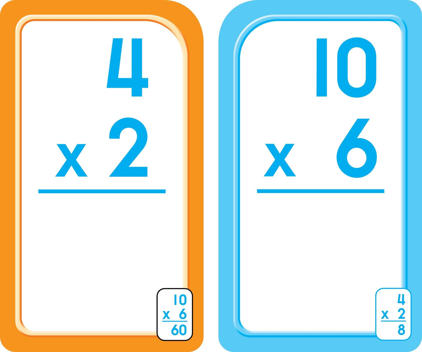 Multiplication 0-12 Flash Cards - Ages 8+, 3rd Grade, 4th Grade, Elementary Math, Multiplication Facts, Common Core