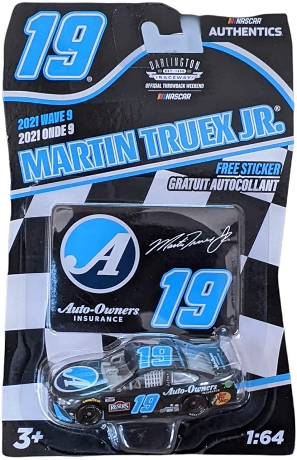 NASCAR Authentics 2021 Die cast Racing Vehicle Wave 9