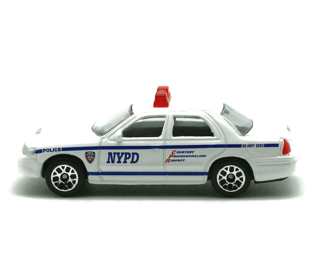 Daron NYC Taxi, NYPD Police Car, and FDNY Fire Ladder Truck 1:64 Scale ...