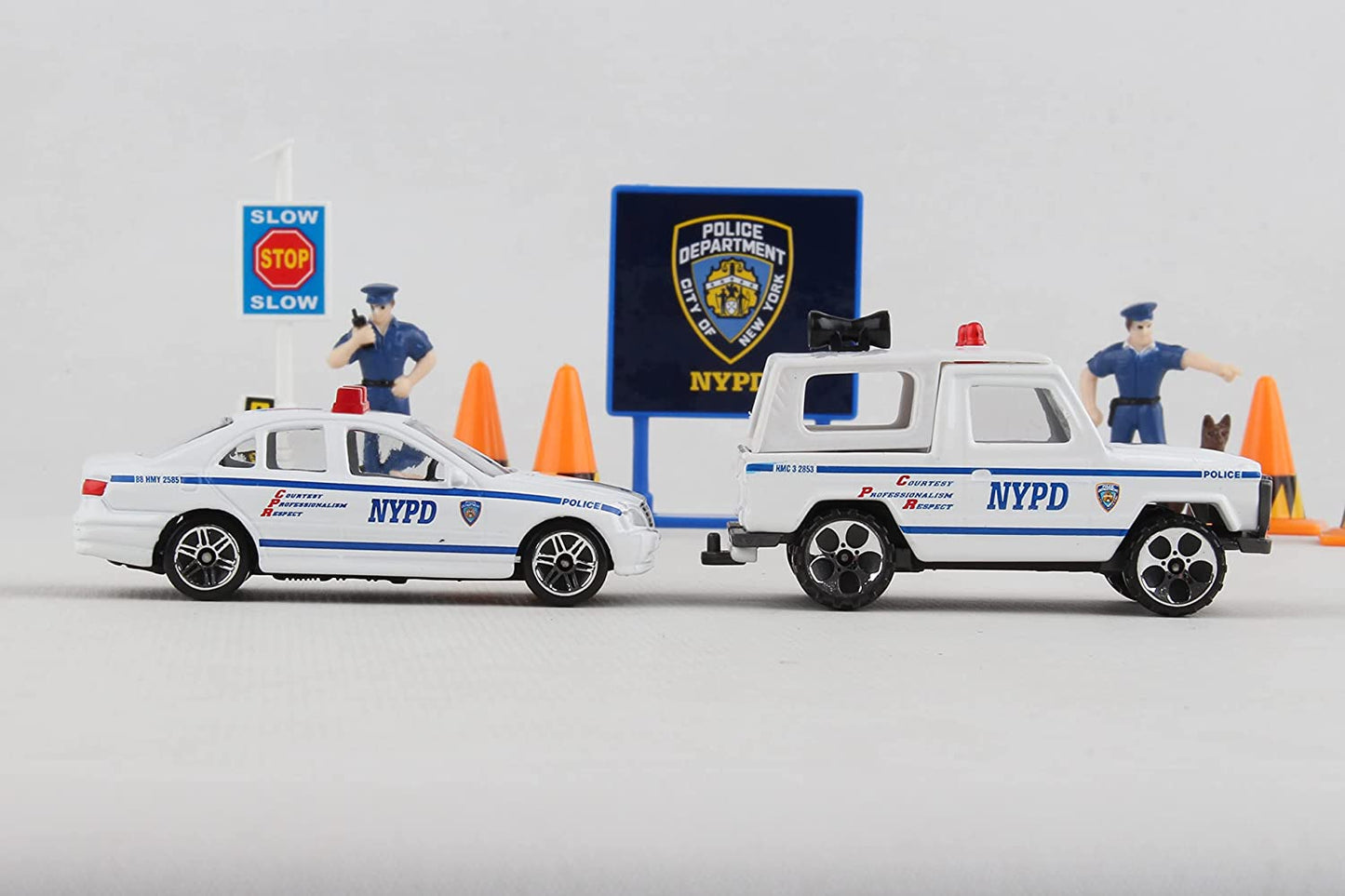 NYPD New York Police Diecast Toy Car 10 Piece Gift