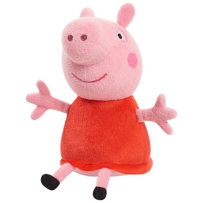 Peppa Pig 8-inch Bean Plush Peppa Pig, Super Soft & Cuddly Small Plush Stuffed Animal