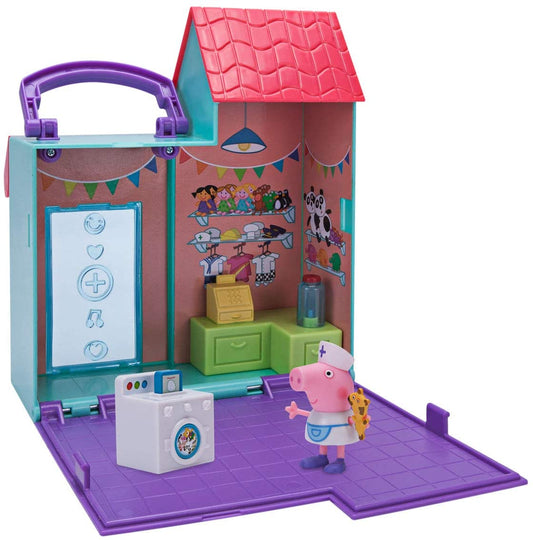 Peppa Pig Doll Hospital Little Places Playset - Peppa Fixed Front Desk with Cash Register