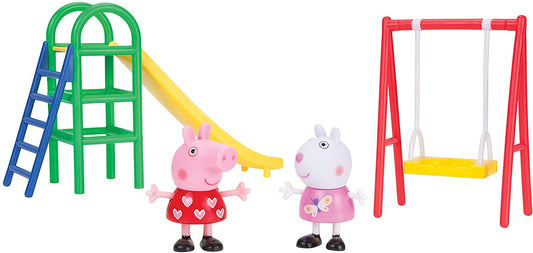 Peppa Pig Action Figures Playground Fun Playtime Set