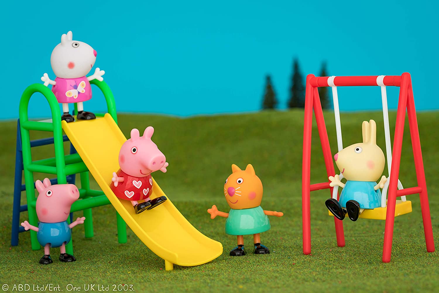 Peppa pig outdoor 2024 fun slide playset