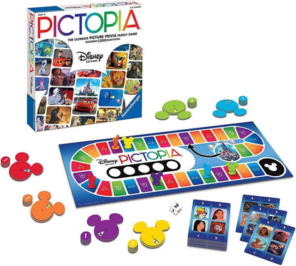 Pictopia Disney Edition Trivia Family Game, Feature Disney Junior, Disney XD, Disney Parks and classic Disney films Game