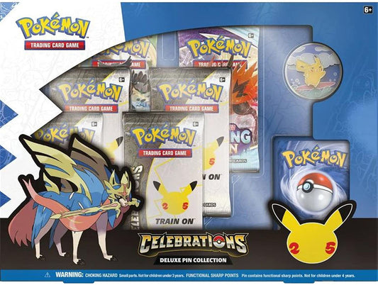 Pokemon TCG: Celebrations Deluxe Pin Collection Box - Zacian