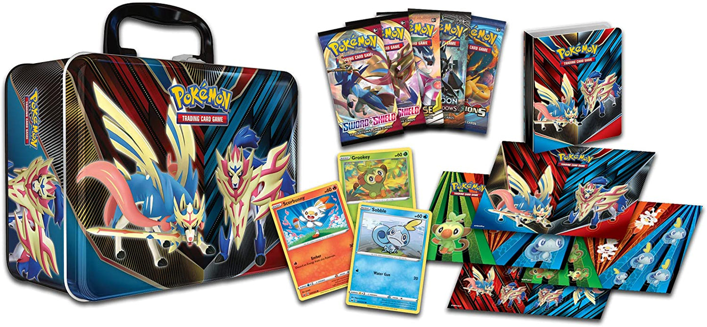 Pokemon TCG: Collectors Chest Tin, Spring 2020 | 5 Booster Packs | 3 Foil Promo Cards