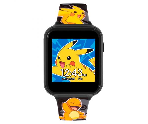 Accutime Pokemon Pikachu Interactive Touchscreen Kids Smart Watch  Educational Toy with Camera, Alarm, Calculator for Children - POK4231AZ :  Toys & Games 