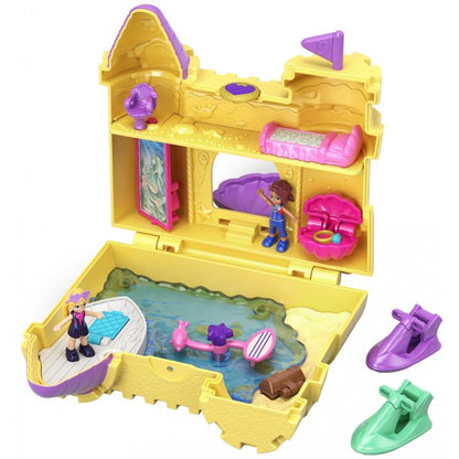 Polly Pocket Big Pocket World Sandcastle with Micro Polly & Shani Doll