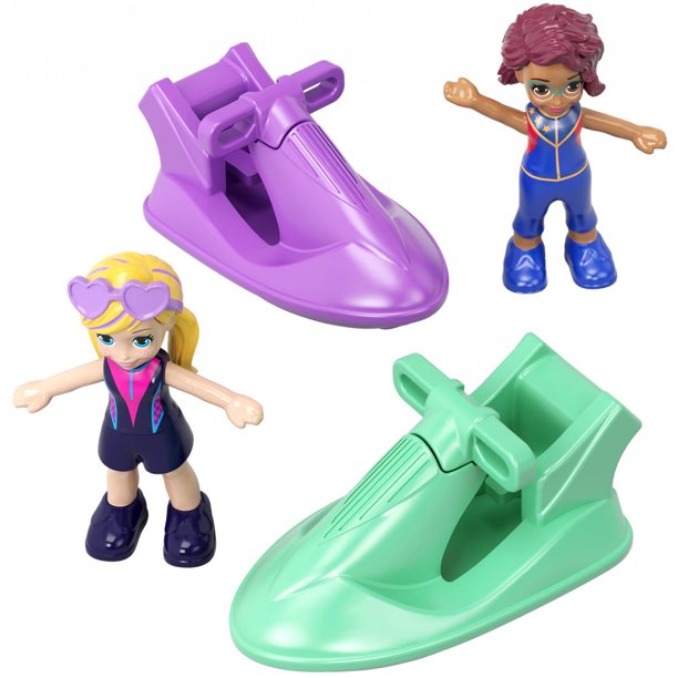 Polly Pocket Big Pocket World Sandcastle with Micro Polly & Shani Doll