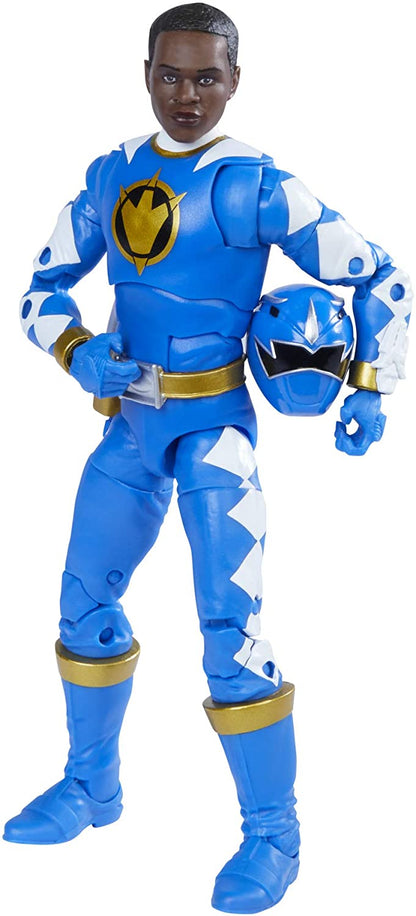 Power Rangers Lightning Collection Dino Thunder Blue Ranger 6-Inch Premium Collectible Action Figure Toy with Accessories