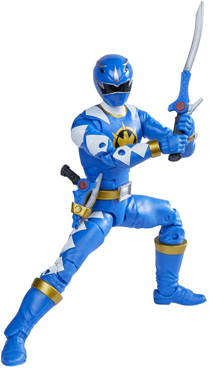 Power Rangers Lightning Collection Dino Thunder Blue Ranger 6-Inch Premium Collectible Action Figure Toy with Accessories