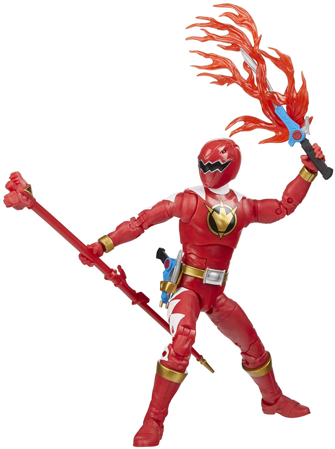 Power Rangers Lightning Collection Dino Thunder Red Ranger 6-Inch Premium Collectible Action Figure Toy with Accessories