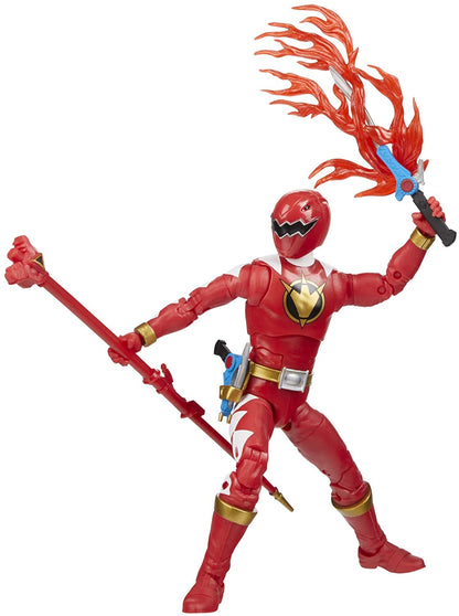 Power Rangers Lightning Collection Dino Thunder Red Ranger 6-Inch Premium Collectible Action Figure Toy with Accessories