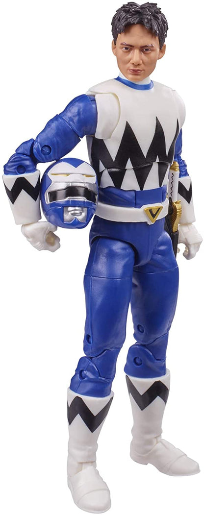 Power Rangers Lightning Collection Lost Galaxy Blue Ranger 6-Inch Premium Collectible Action Figure Toy with Accessories