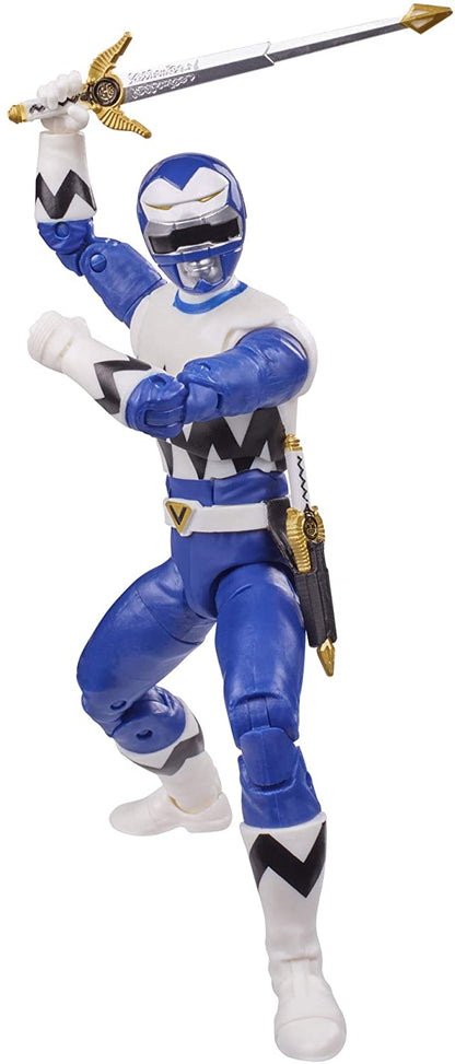 Power Rangers Lightning Collection Lost Galaxy Blue Ranger 6-Inch Premium Collectible Action Figure Toy with Accessories