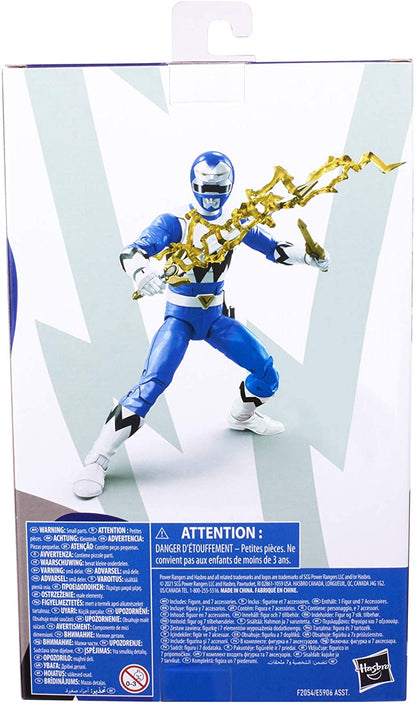 Power Rangers Lightning Collection Lost Galaxy Blue Ranger 6-Inch Premium Collectible Action Figure Toy with Accessories