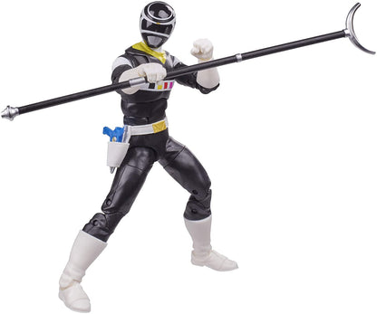 Power Rangers Lightning Collection in Space Black Ranger 6-Inch Premium Collectible Action Figure Toy with Accessories