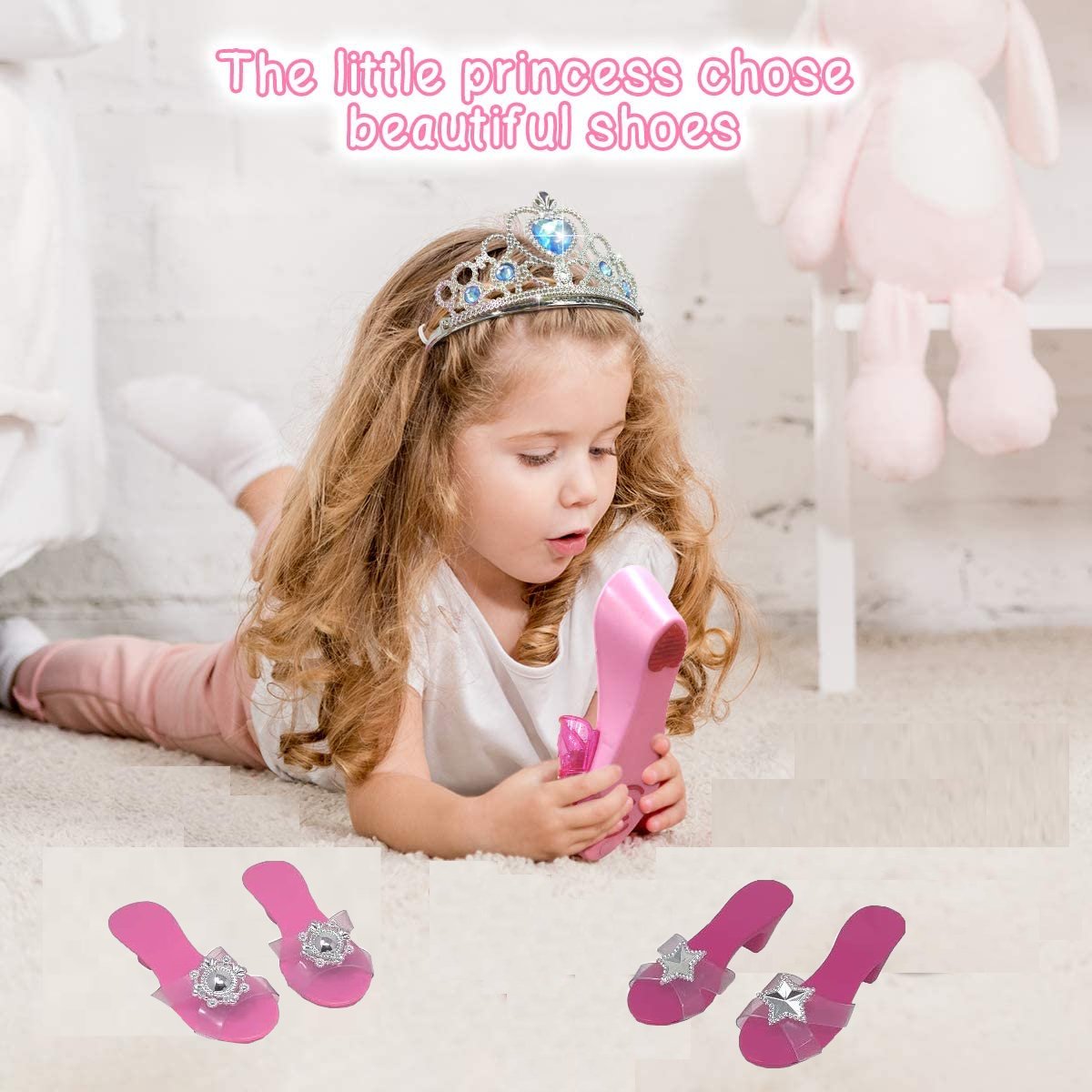 Little girls best sale dressing up shoes