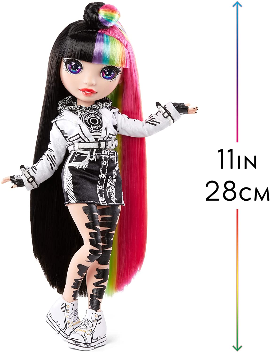 Rainbow High 2021 Jett Dawson Collector Fashion Doll with Black 