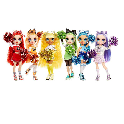 Rainbow High Cheer Sunny Madison - Yellow Fashion Doll with Cheerleader Outfit and Doll Accessories